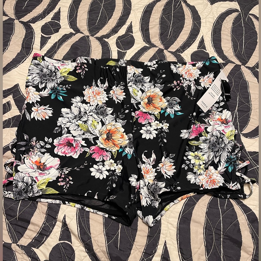 Torrid Floral Swim shorts